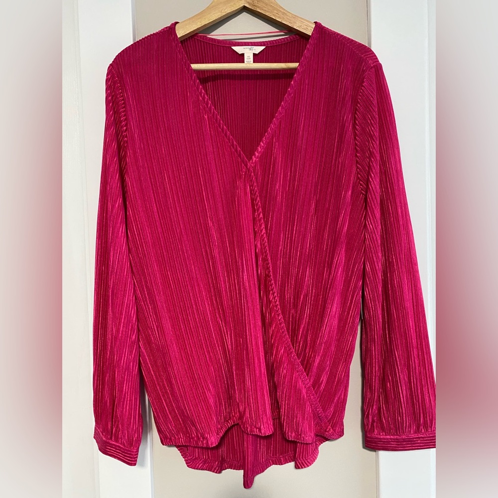 Terra & Sky Vibrant Pink Blouse